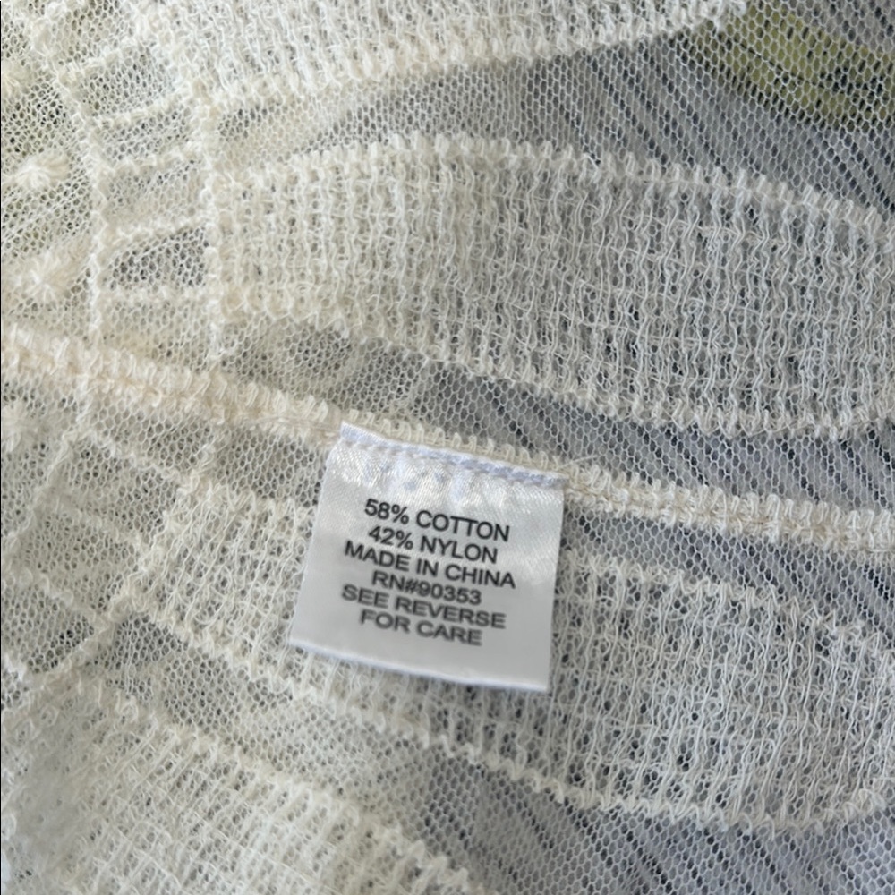 Rebellion Sz S Ivory Lace Swim Cover-Up • NWT! - Picture 6 of 9